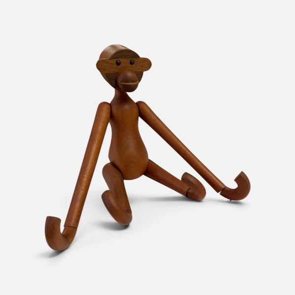 Danish Modern Teak Articulated Monkey Large