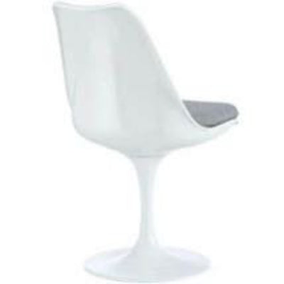 Tulip Side Chair Gray Upholstery