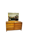 Mid Century Modern Birchcraft Dresser and Mirror
