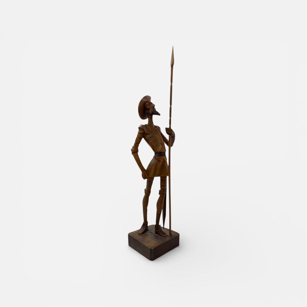 Don Quixote Carved Figure