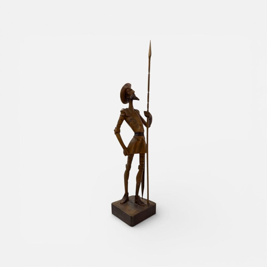 Don Quixote Carved Figure