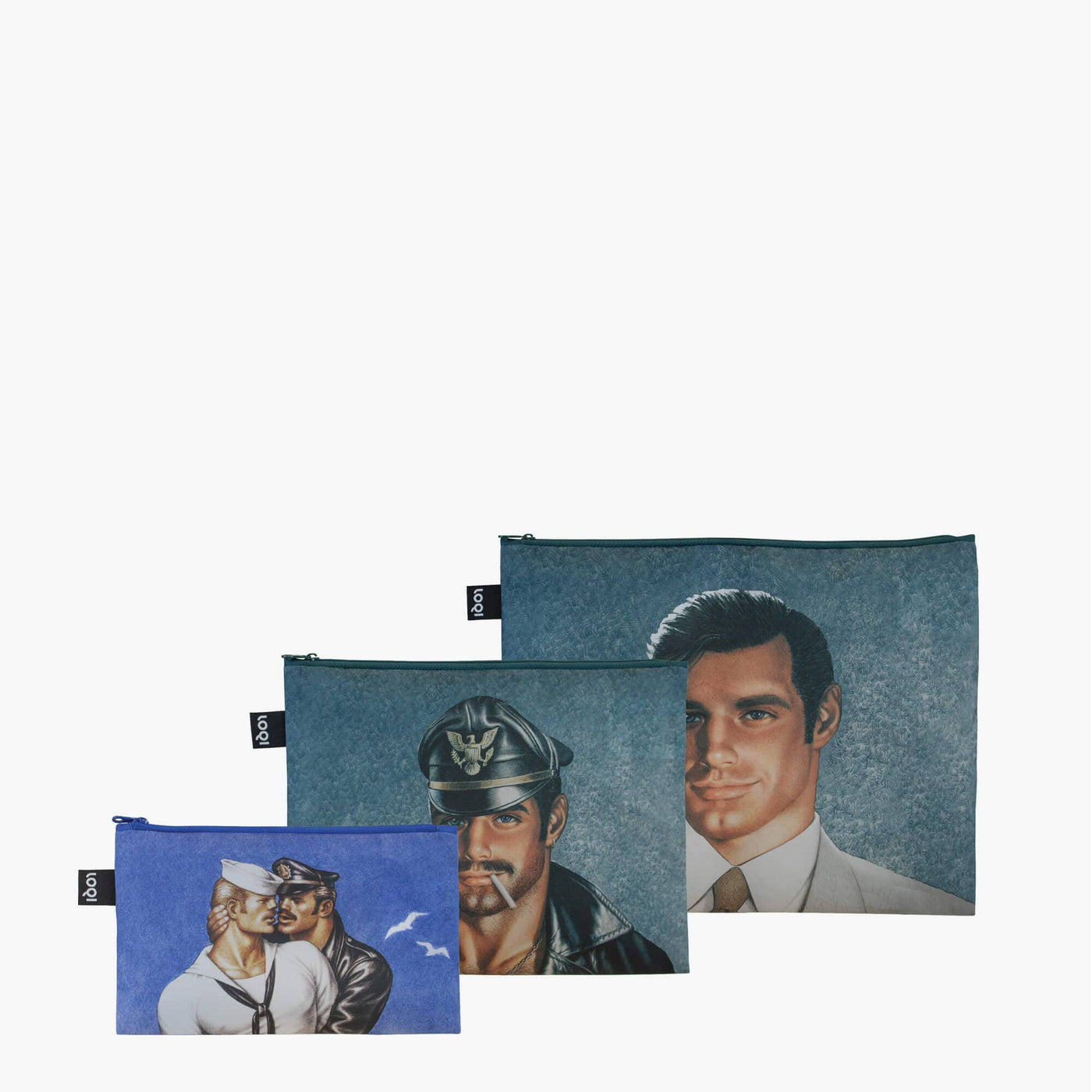 TOM OF FINLAND Recycled  Zip Pockets