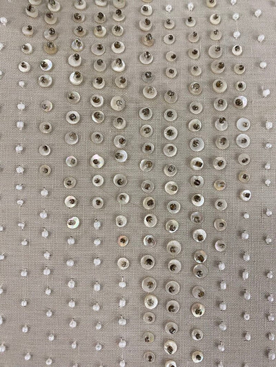 22" Beaded Pillow with Down Insert
