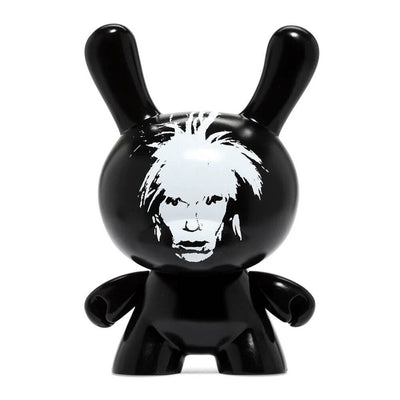 ANDY WARHOL FRIGHT WIG SELF-PORTRAIT 8" MASTERPIECE DUNNY - MONOCHROME EDITION