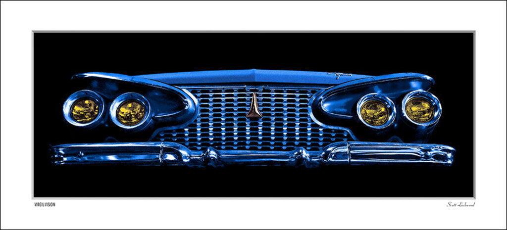Virgil Vision 1961 Plymouth Fury by Scott Lockwood framed print