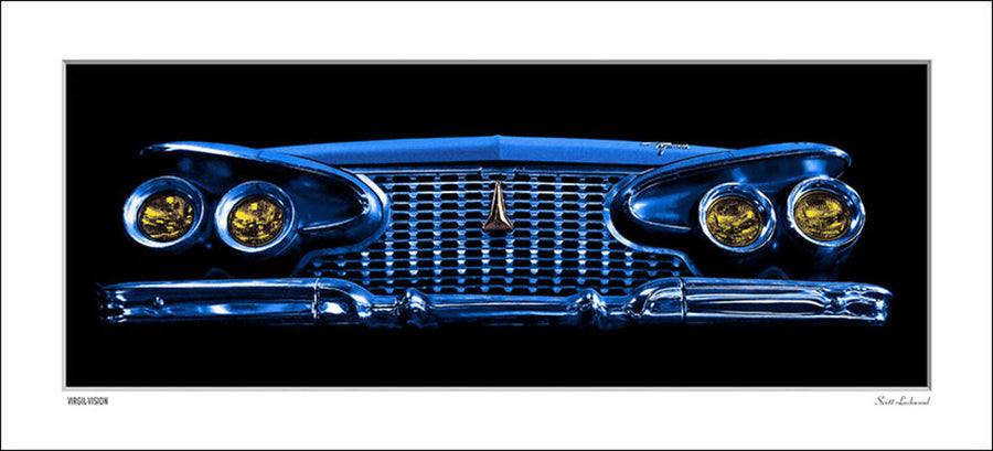Virgil Vision 1961 Plymouth Fury by Scott Lockwood framed print