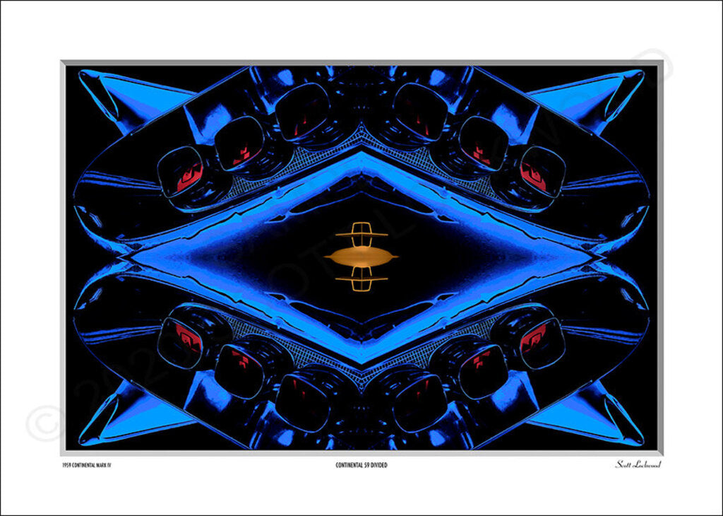 Continental 59 Divided by Scott Lockwood framed print