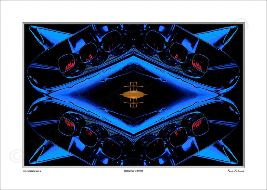 Continental 59 Divided by Scott Lockwood framed print