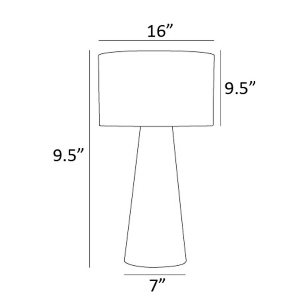Mirabel Table Lamp - 29"Hx16.25"Dx16.25"W