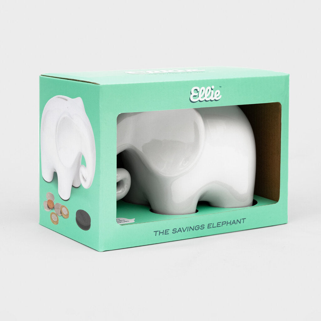 Ellie Ceramic elephant money bank (Luckies)