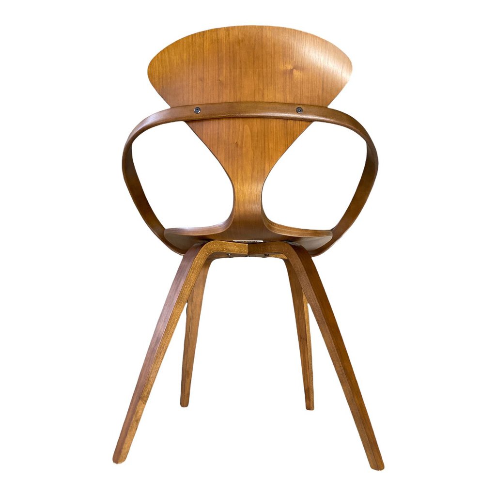 Four Authentic Cherner Chairs in Walnut (COMPARE TO DWR $1769 RETAIL PER CHAIR) (Set of 4)