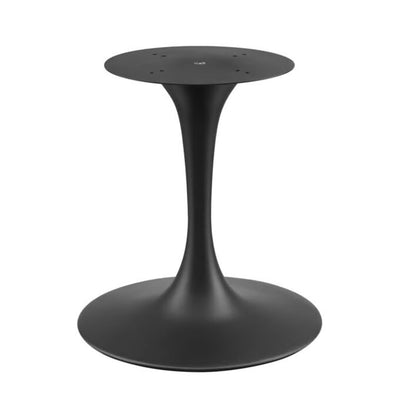 Tulip Dining Table 78" Oval Black Artificial Marble w/ Black Base 78" L x 27.5" W x 28.5" H