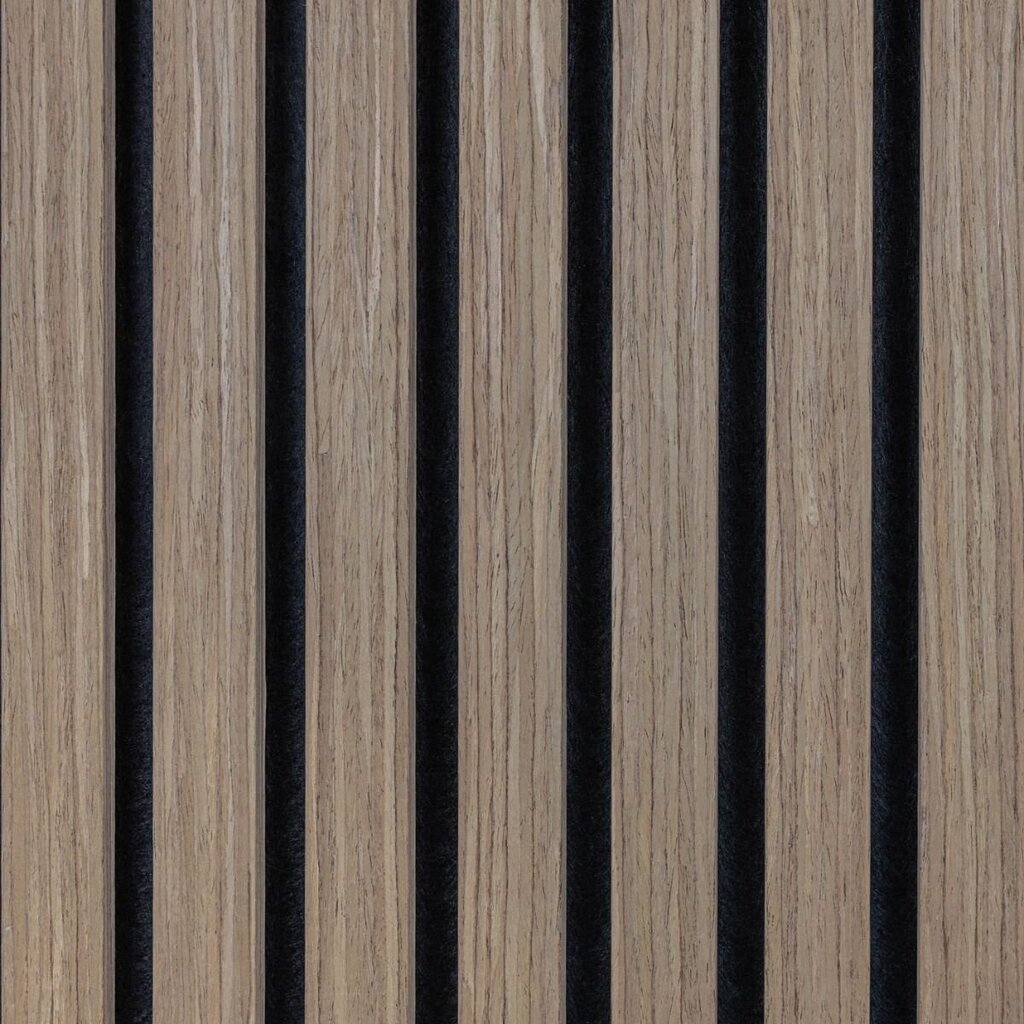 Wood Veneer Acoustic Wall Panels in "Fawn" Shade