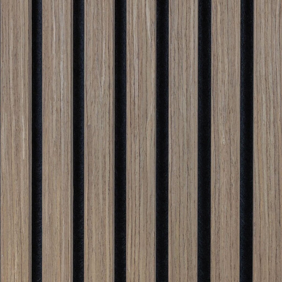 Wood Veneer Acoustic Wall Panels in "Fawn" Shade