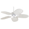 Casa Vieja 52" Tropical White Outdoor Ceiling Fan