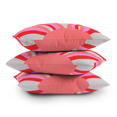 Sunshinecanteen Sunshine 19" Love Coral Throw Pillow
