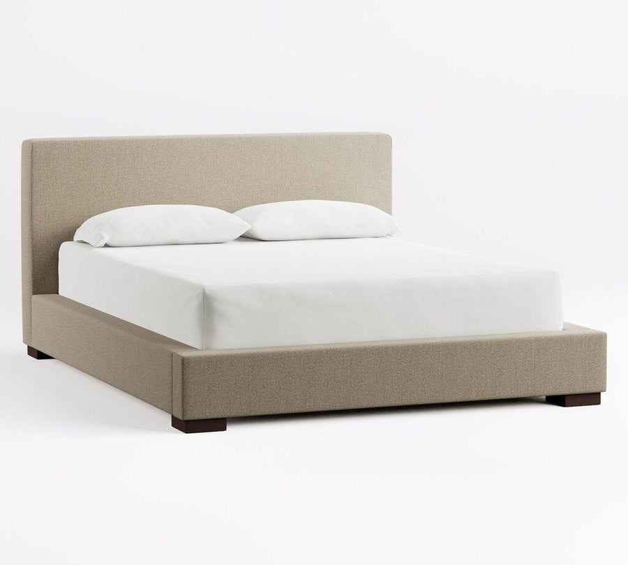 MINT Oatmeal Linen Queen Bed