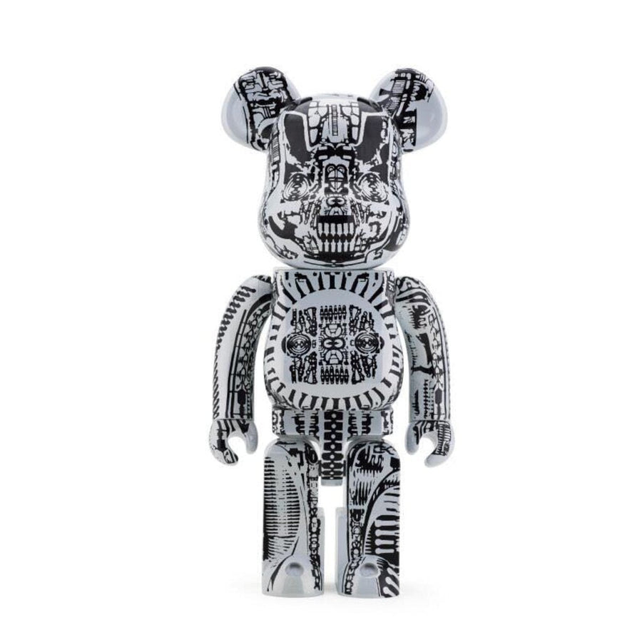 Bearbrick 1000% HR Giger White Chrome