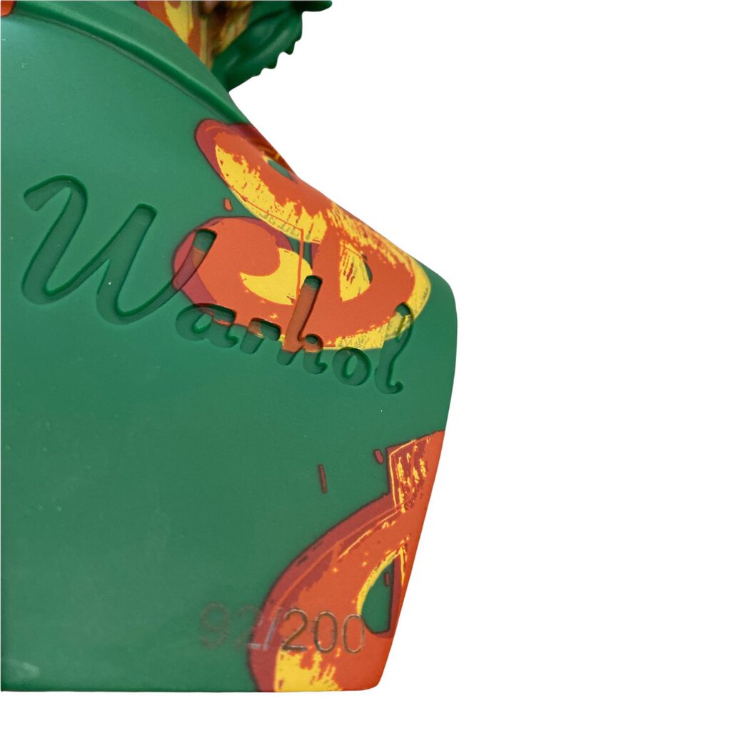 Andy Warhol Limited Edition 12" Bust Dollar Sign  Vinyl Art Sculpture