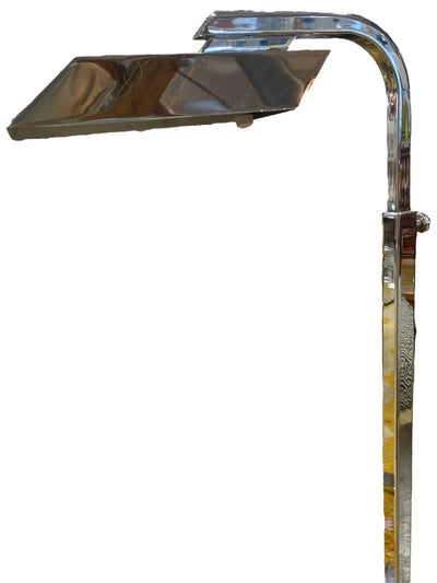 PAIR Post Modern Pharmacy Lamps in Chrome - Notable CA Designer Charles Hollis Jones (Set of 2)
