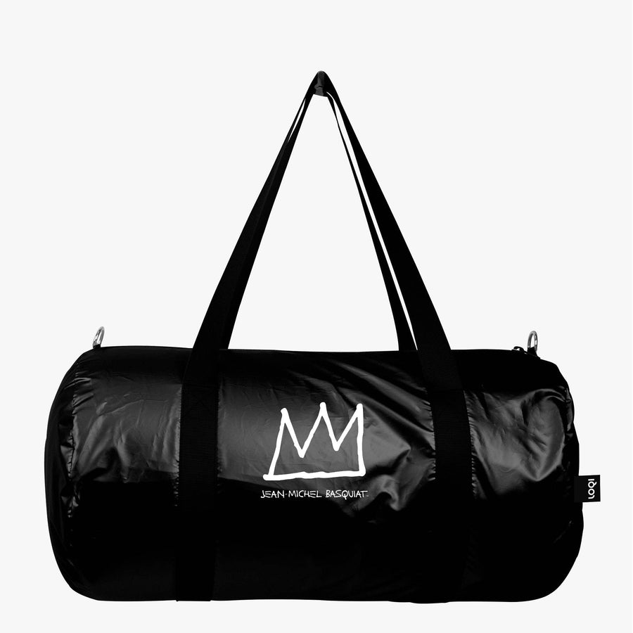 JEAN-MICHEL BASQUIAT Crown Black Metallic Weekender