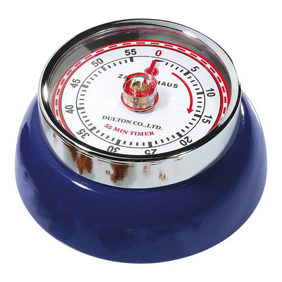 "Retro" Kitchen Timer, Navy Blue  , 2.75" X 1.25"