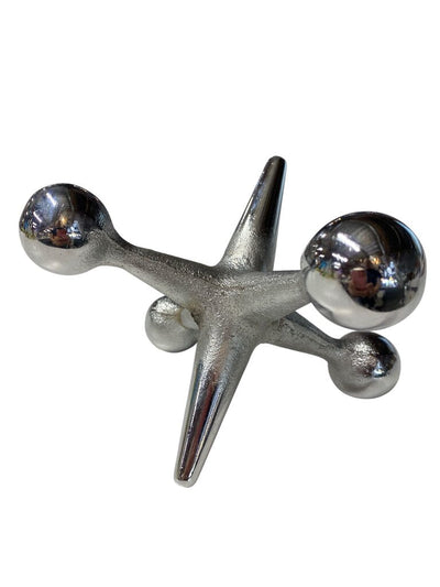 RARE Chrome Jax Bookend or Door Stop