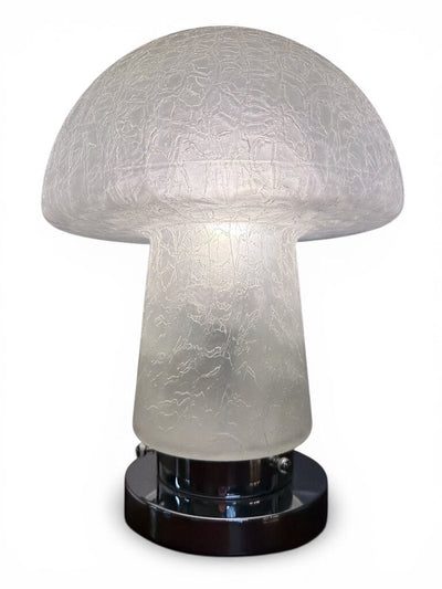 Bauhaus Mid Century Chrome Mushroom Lamp