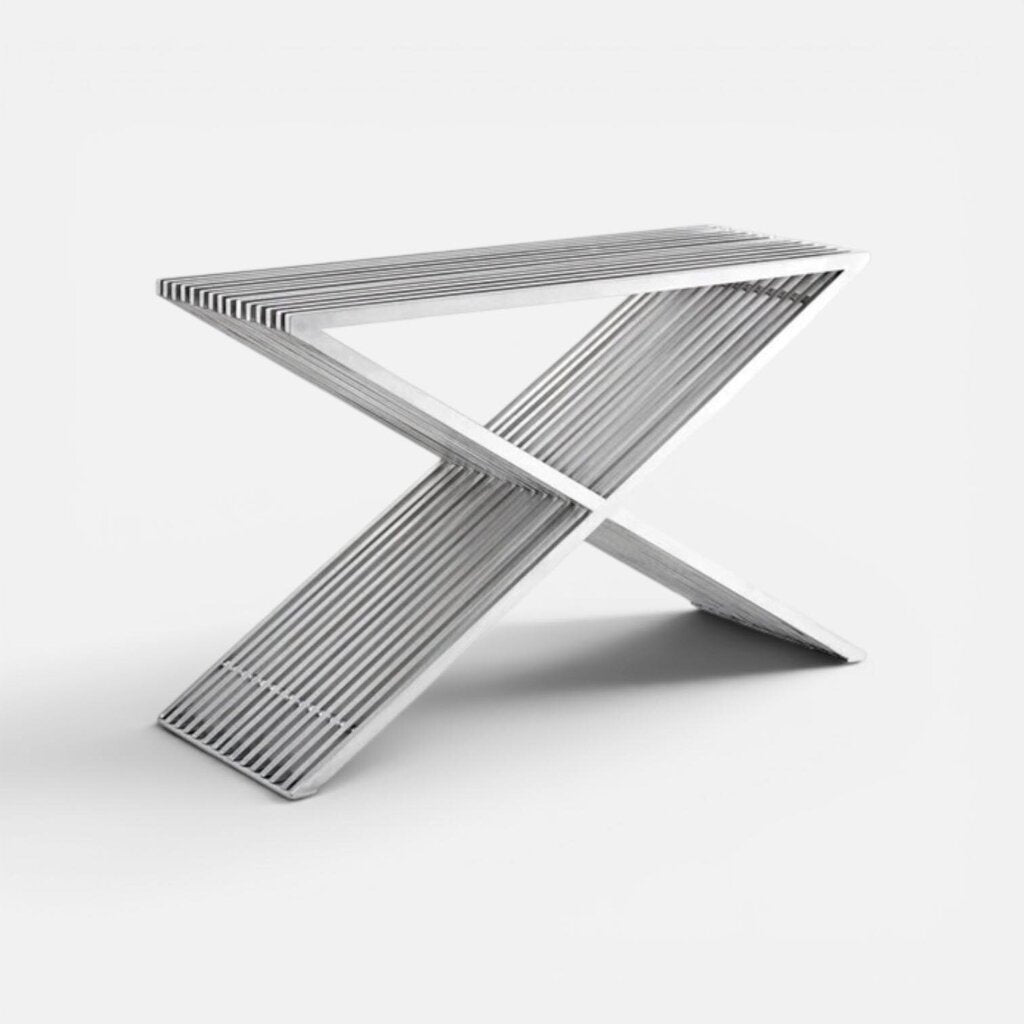 The X Stainless Steel Console