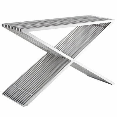 The X Stainless Steel Console