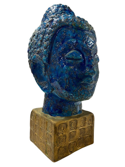 Bitossi Aldo Londi Rosenthal Mid Century Italian Ceramic Buddha (Extremely RARE)