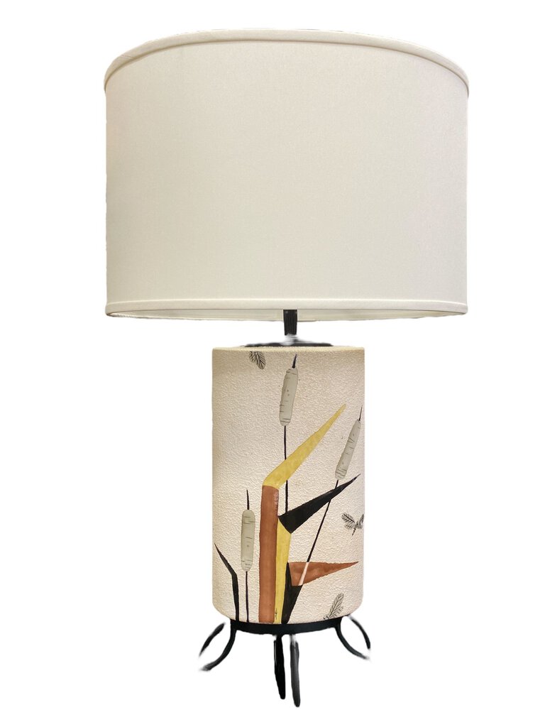 Mid Century Modern Tropical Lamp