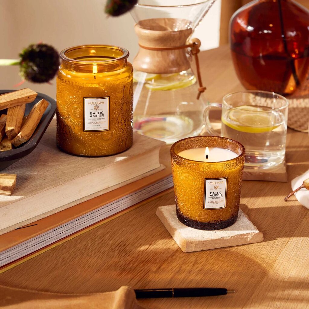 Voluspa Baltic Amber 18oz Large Jar Candle