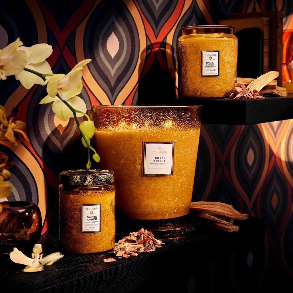 Voluspa Baltic Amber 18oz Large Jar Candle