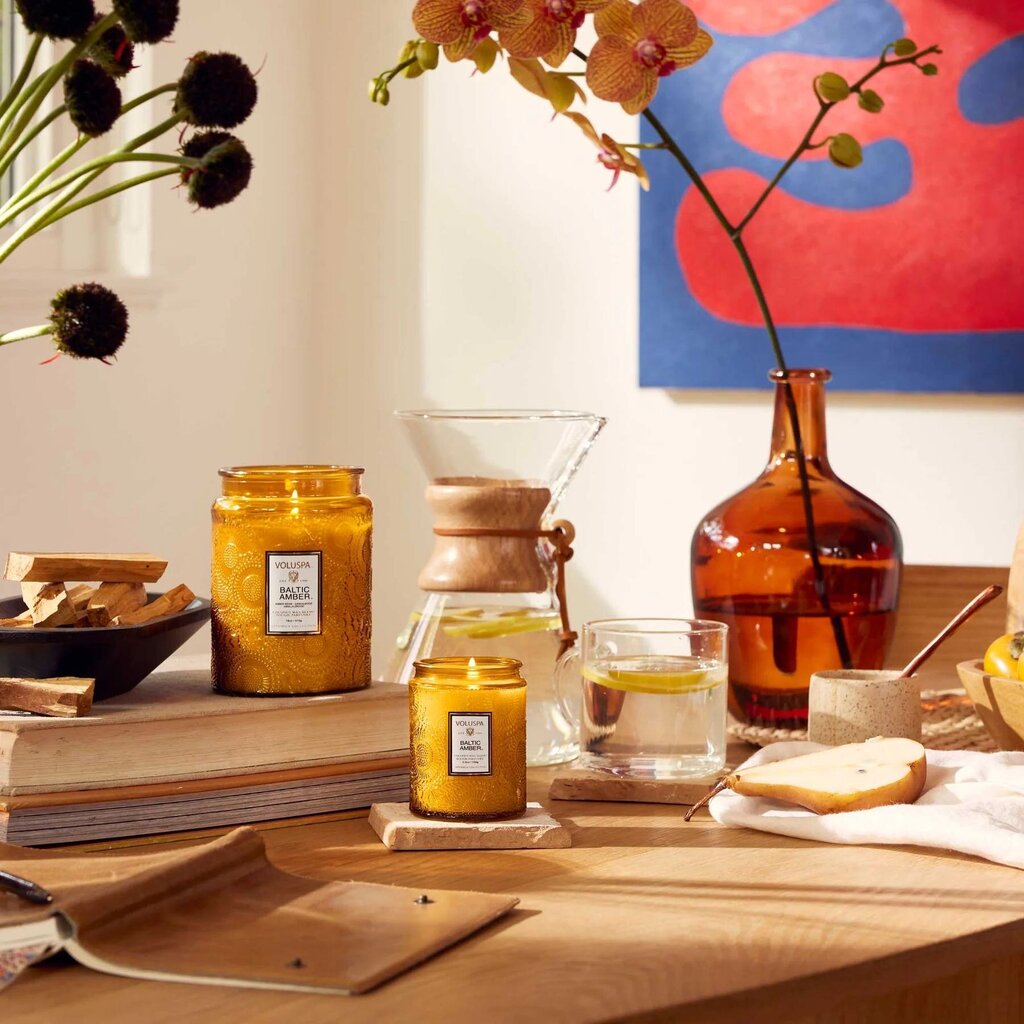 Voluspa Baltic Amber 5.5oz Small Jar Candle