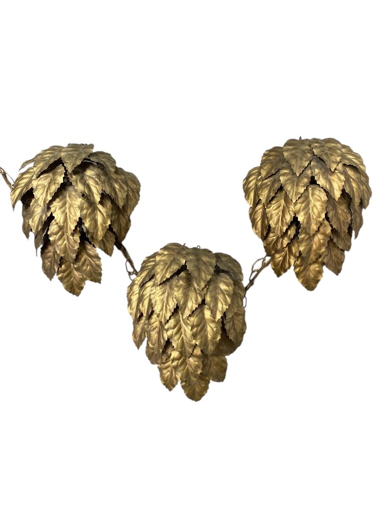 Gorgeous Vintage Palm Beach 3-Piece Regency Wall Sconce