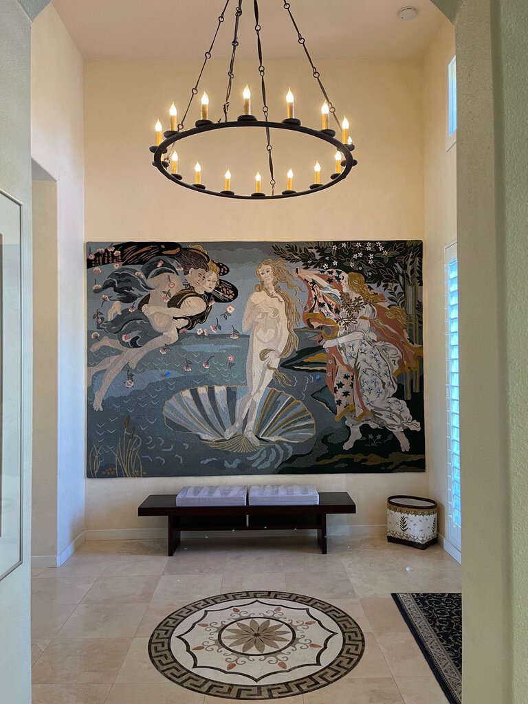 " The Birth Of Venus " Wall Tapestry  7'x10'