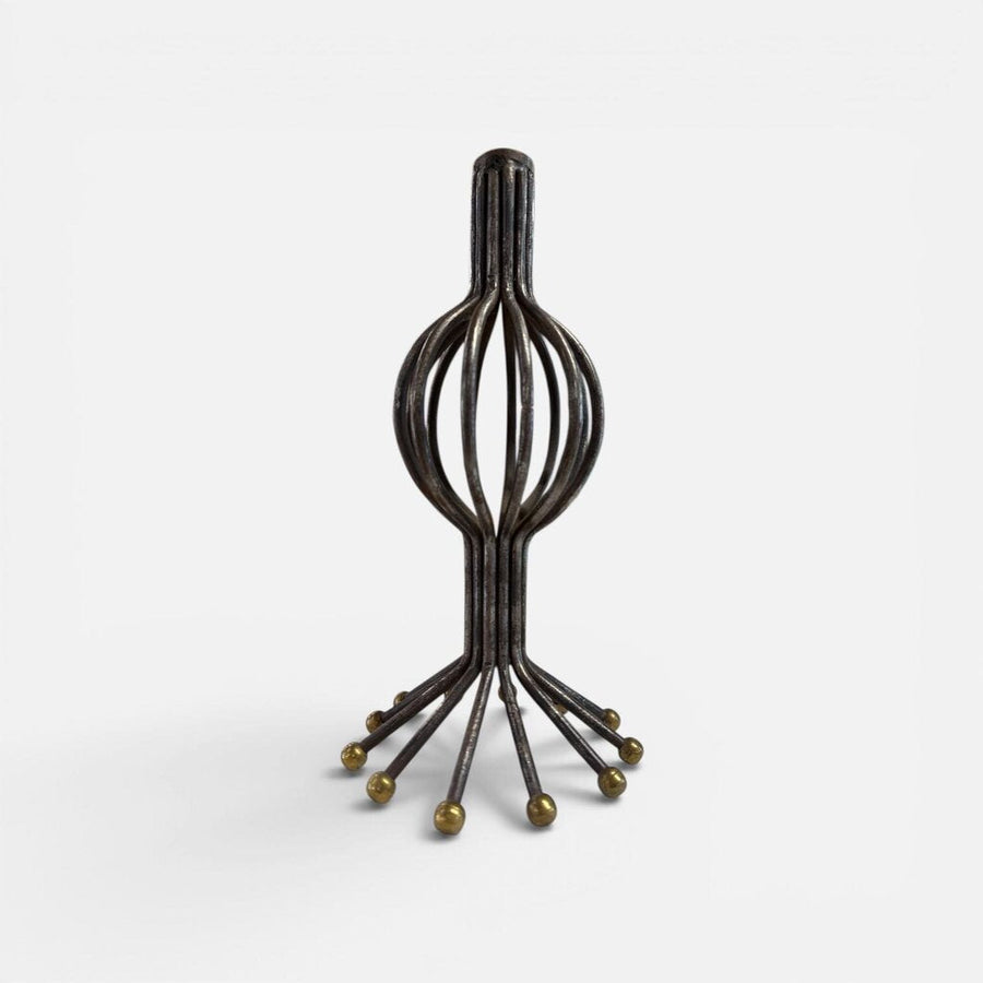 Metal Sculpture Shelf Decor