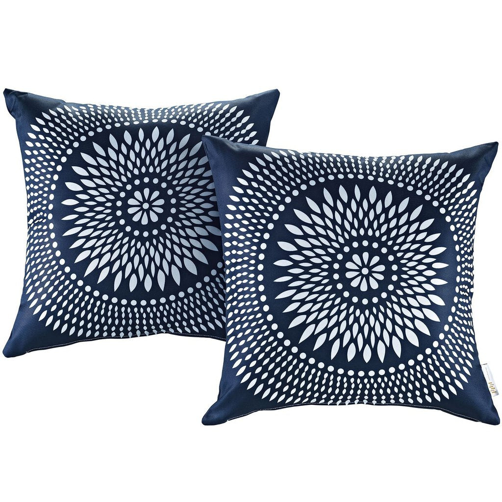 Indoor/Outdoor Pillow Cartouche