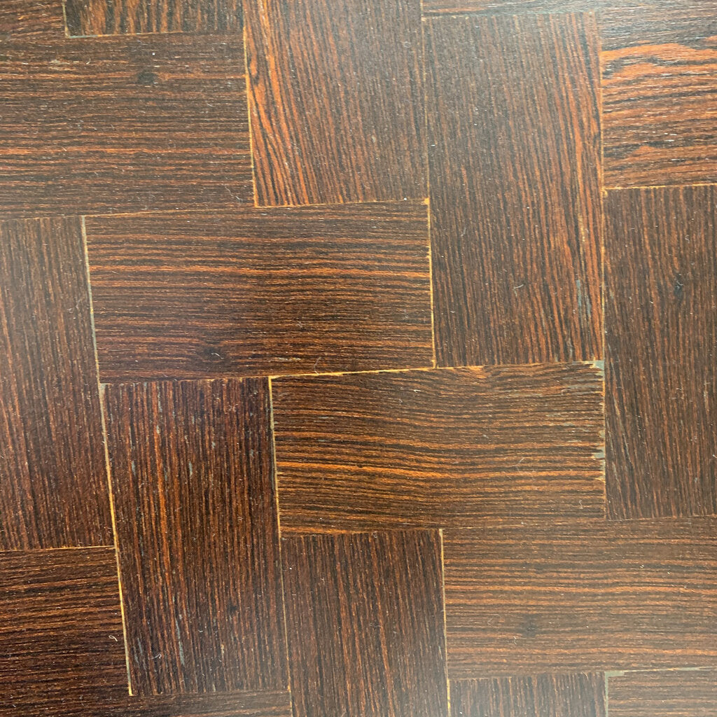 Pair of Don Shoemaker Nesting Tables Solid Rosewood Cocobolo Parquetry (Set of 2)