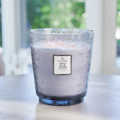 Voluspa Apple Blue Clover 5w Hearth