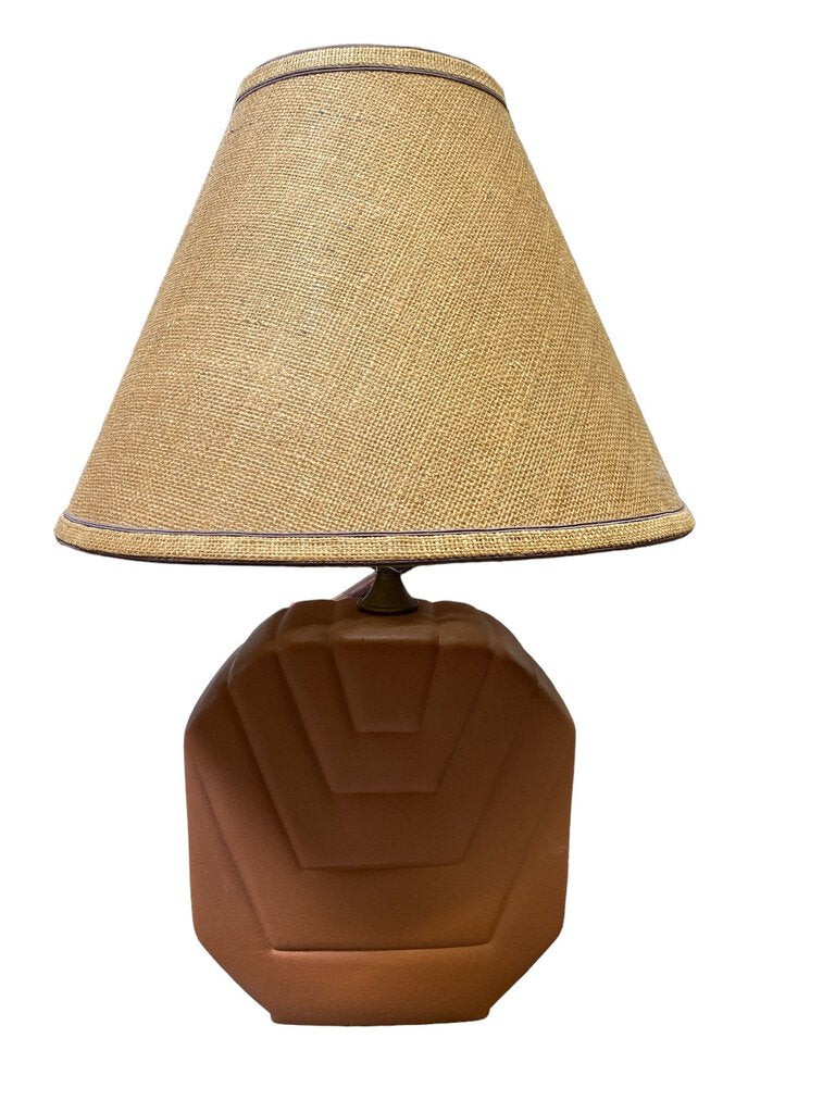 Art Deco Desert Table Lamp - 28"Hx18.5"Dx18.5"W