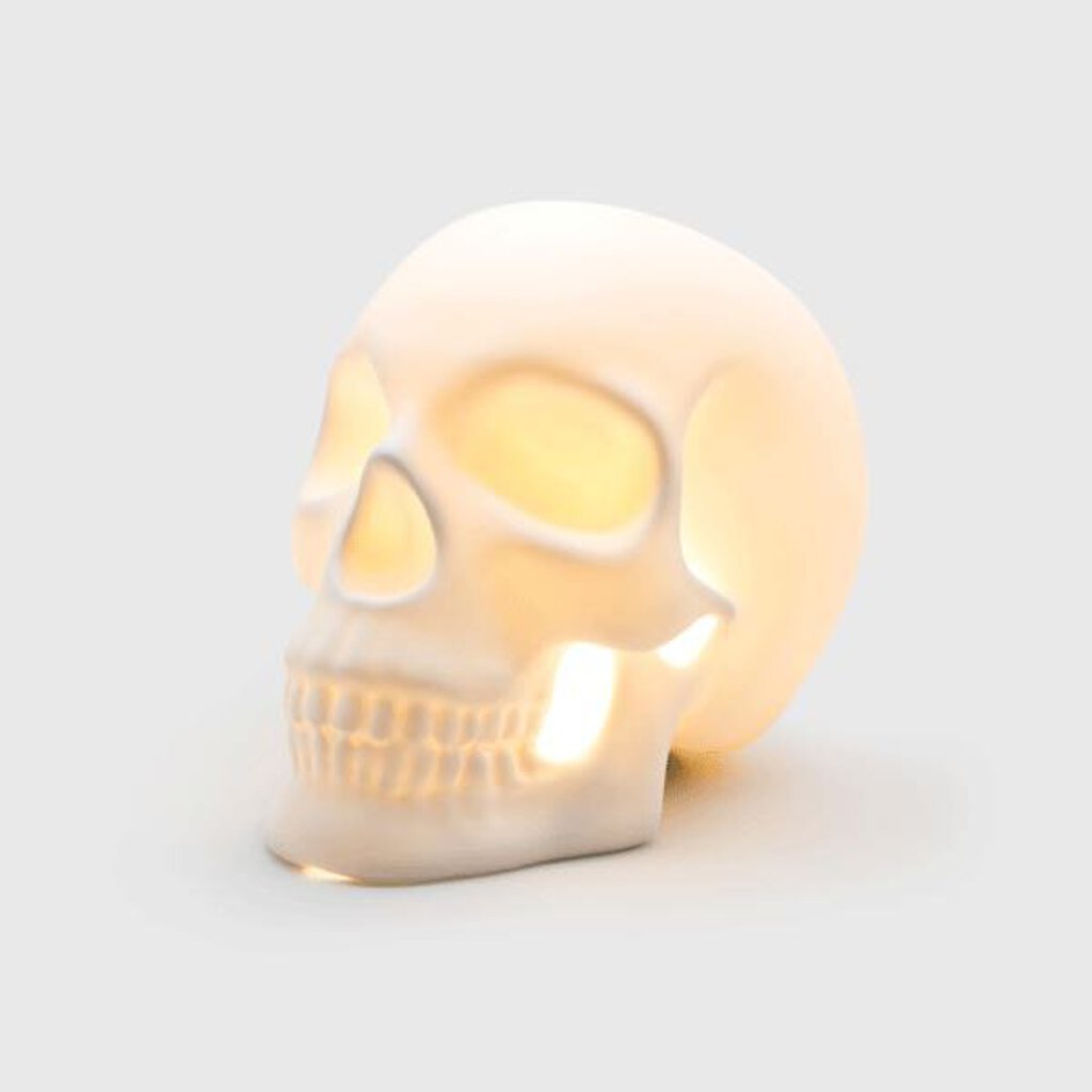 Skull Lamp - 6"Hx8"Dx5.5"W