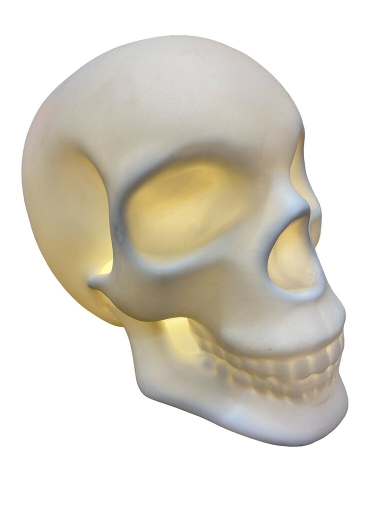Skull Lamp - 6"Hx8"Dx5.5"W