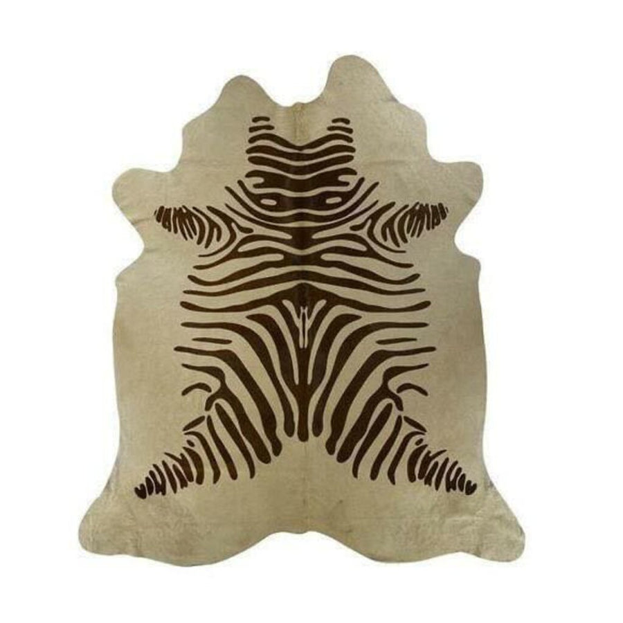 Cowhide Saddleman's Zebra Print