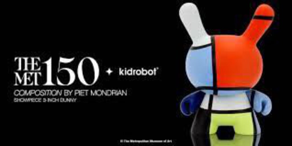 The Met 3" Mondrian Showpiece Dunny