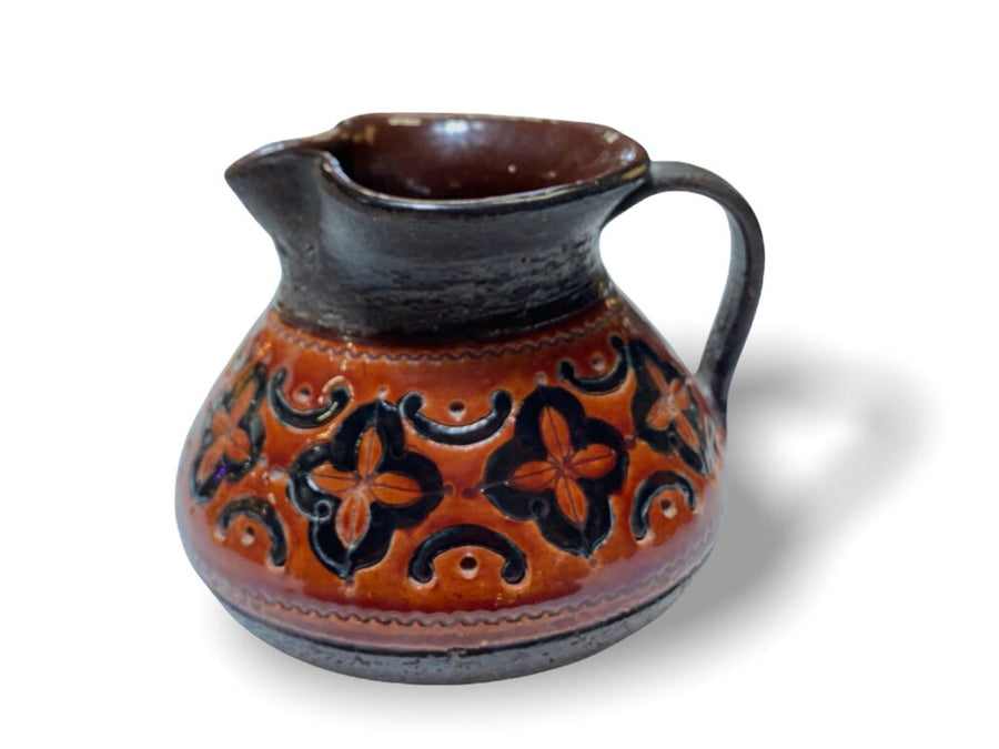 Bitossi CARTA FIORENTINA Arabesque Motif Pitcher 1960's by Aldo Londi