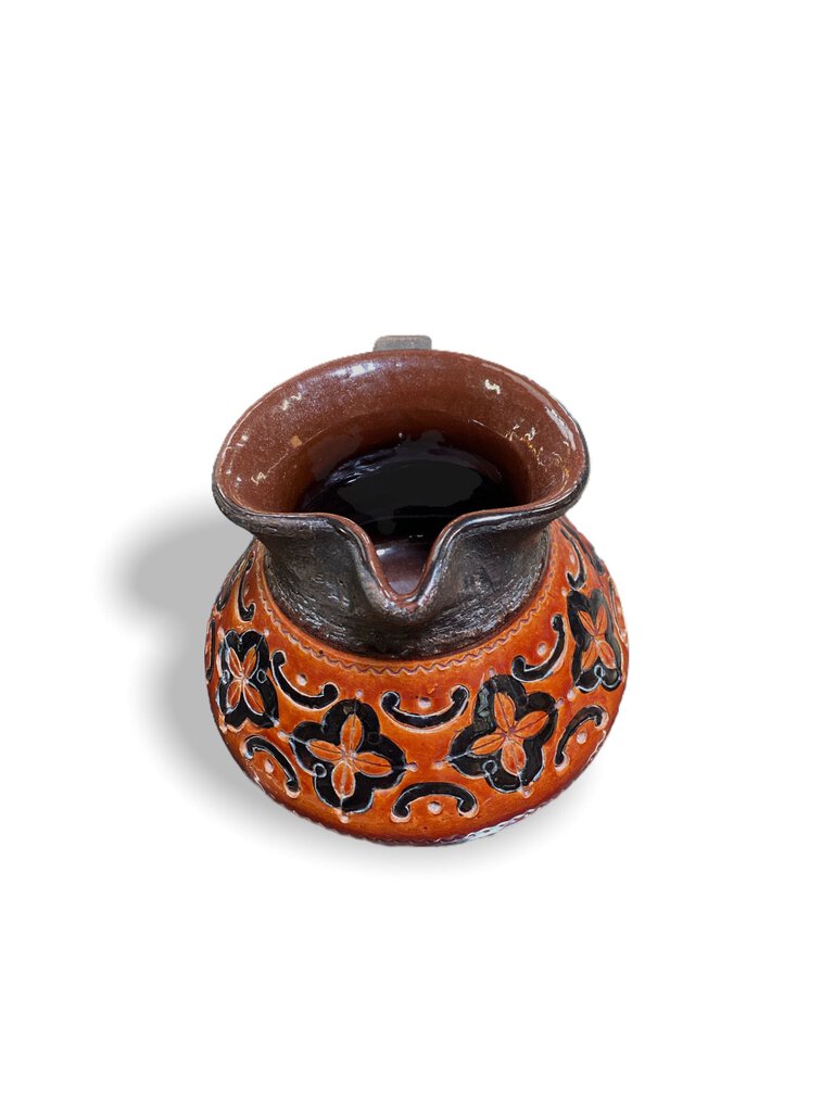 Bitossi CARTA FIORENTINA Arabesque Motif Pitcher 1960's by Aldo Londi