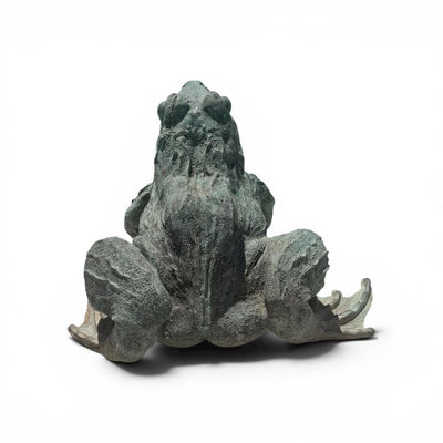 Large Bronze Toad Fountain Frog