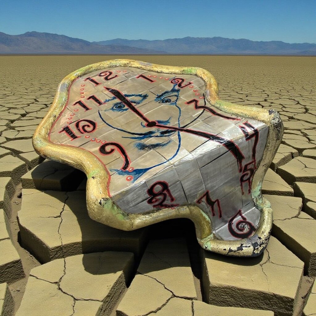 Salvador Dali Melting Clock Coffee Table by Patrick Digiovanni